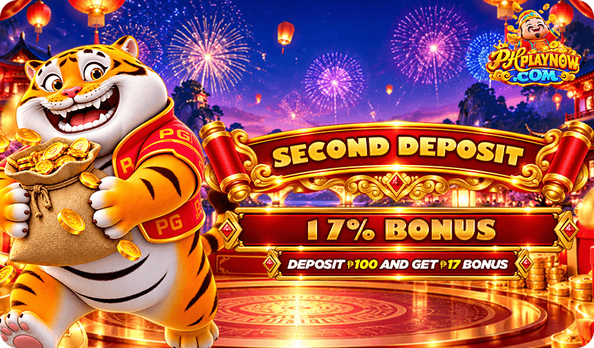 SECOND DEPOSIT 17% BONUS